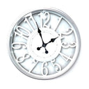 Silver Wall Clock