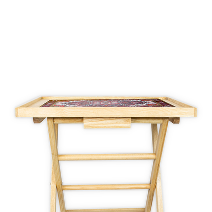 Sindhi Design Wooden Serving Stand Table