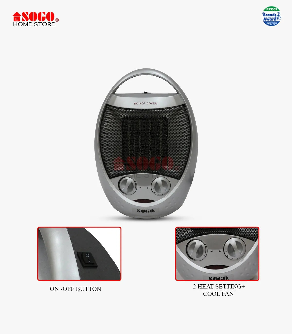 Sogo JPN-86 Ceramic Fan Heater