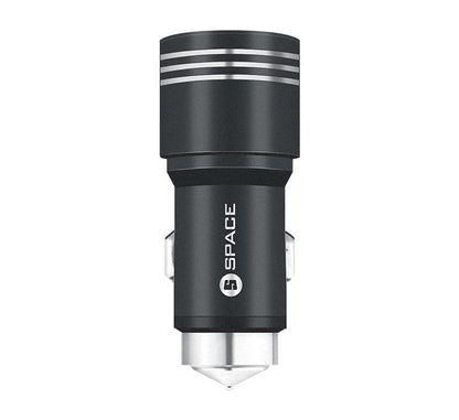 Space Dual Port USB 3.4A Metal Car Charger Price in Pakistan