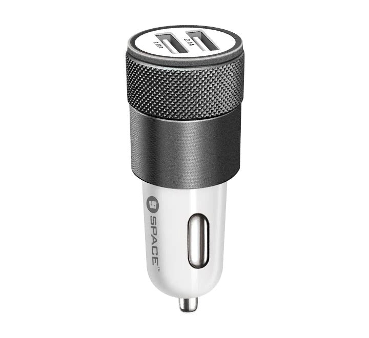 Space Dual Port USB Car Charger Price in Pakistan