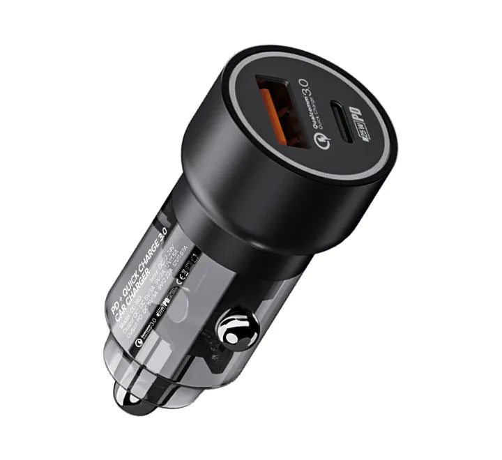 Space CC-180 PD + Quick Charge 3.0 Car Charger Secondary image