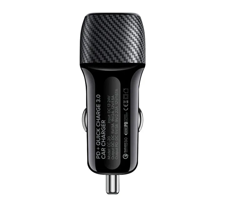 Space PD + Quick Charge Car Charger Price in Pakistan Main image