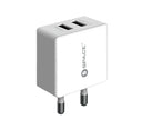 Space Dual Port USB 2.4A Wall Charger (w Micro USB Cable)