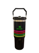 Stanley 0.88 L | Black Neon The IceFlow Flip Straw Tumbler | 30 OZ (Special Edition)