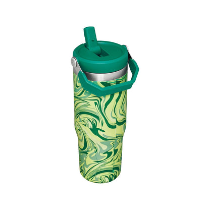 Stanley 0.88 L | Citron Swirl The IceFlow Flip Straw Tumbler | 30 OZ (Special Edition)