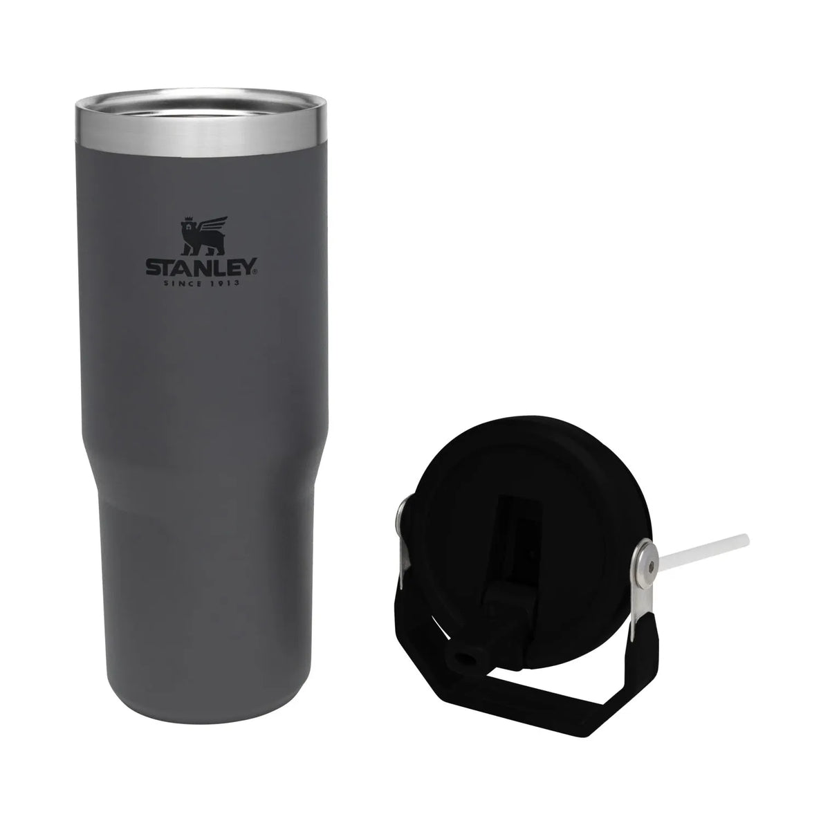 Stanley 0.88 L | Charcoal Grey The IceFlow Flip Straw Tumbler | 30 OZ