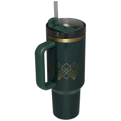Stanley 1.20 L | Forest Gloss Deco The Quencher H2.0 FlowState‰ã¢ Tumbler | 40 OZ (Limited Edition)