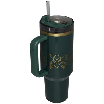 Stanley 1.20 L | Forest Gloss Deco The Quencher H2.0 FlowState‰ã¢ Tumbler | 40 OZ (Limited Edition)