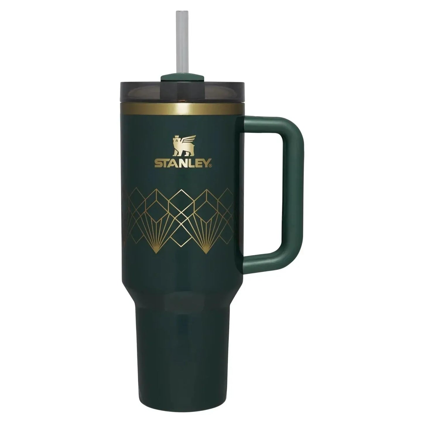 Stanley 1.20 L | Forest Gloss Deco The Quencher H2.0 FlowState‰ã¢ Tumbler | 40 OZ (Limited Edition)