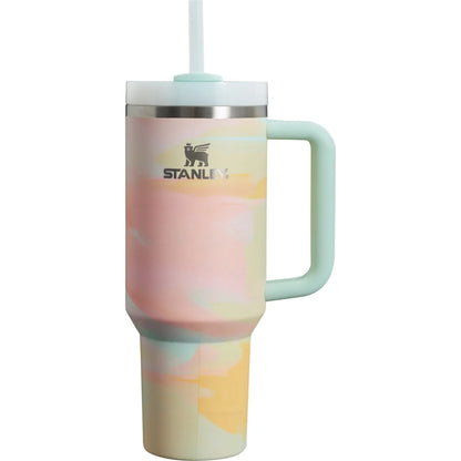 Stanley 0.88 L | Warm Serene Brushstrokes The Quencher H2.0 FlowState™ Tumbler | 30 OZ (Special Edition )