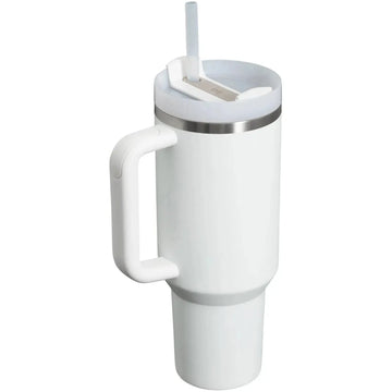 Stanley 1.20 L | White The Quencher H2.0 FlowState‰ã¢ Tumbler | 40 OZ