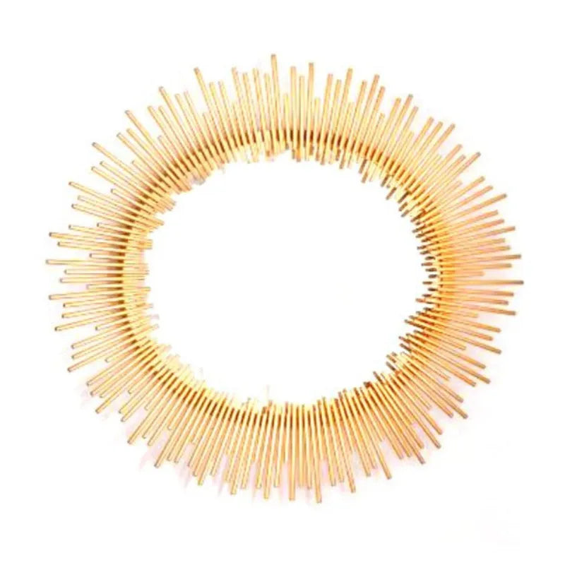 Starbust Gold Modern Wall Mirror Price in Pakistan  Main image