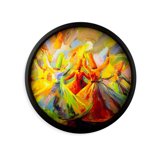 sufi art round tray Price in Pakistan