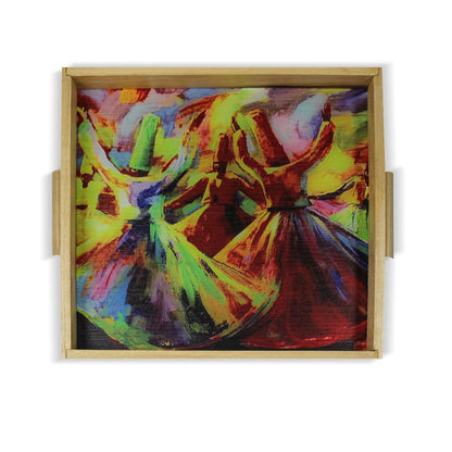 Abstract Sufi Art Tray