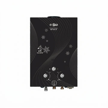Super Asia GH-406Di Crystal Series Instant Gas Water Heater - Black
