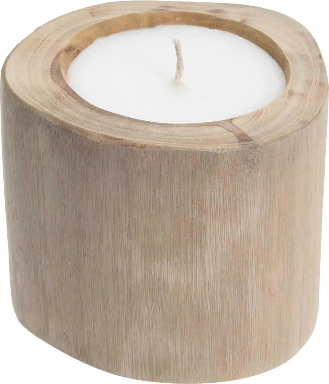 Teak Wood Bowl Candle Price in Pakistan Main image