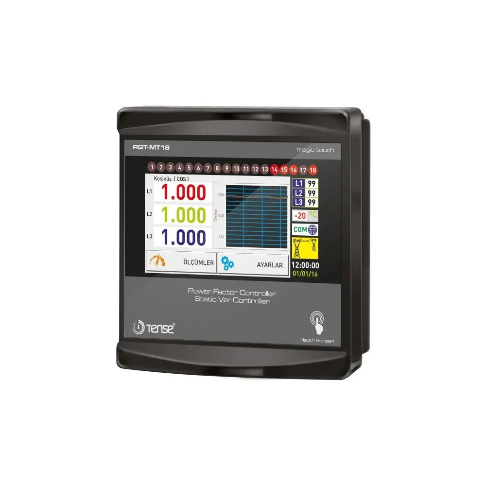 Tense RGT-MT18 Three-Phase Power Factor Controller with Touch Screen Price In Pakistan