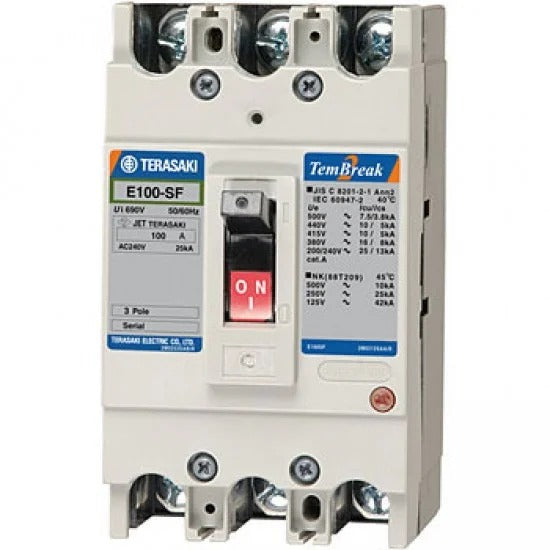 Terasaki E100SF 3 Pole MCCB Breaker Price in Pakistan 