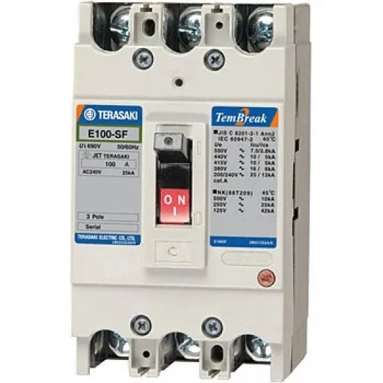 Terasaki E100SF 3 Pole MCCB Breaker Price in Pakistan  Main image