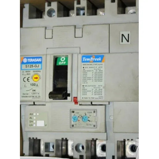 Terasaki S 125GJ 3 Pole Molded Case Circuit Breaker Price In Pakistan