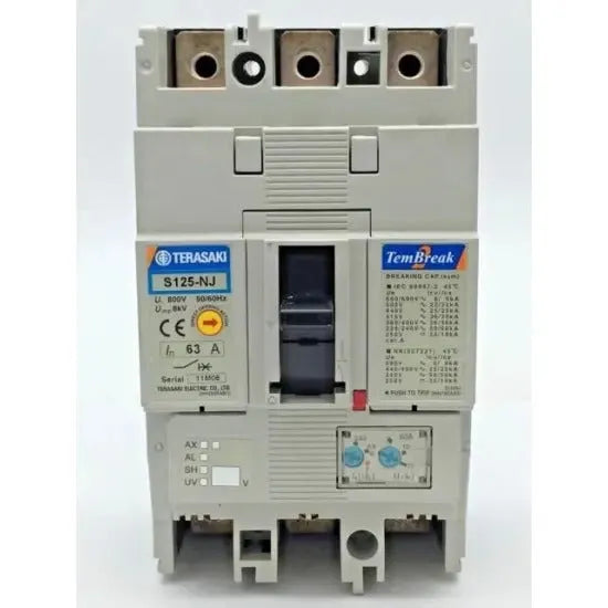 Terasaki S 125NJ 3 Pole MCCB Breaker Price in Pakistan Main image