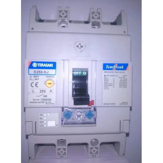 TERASAKI S 250SJ MCCB 3 POLE TEMBREAK Price In Pakistan