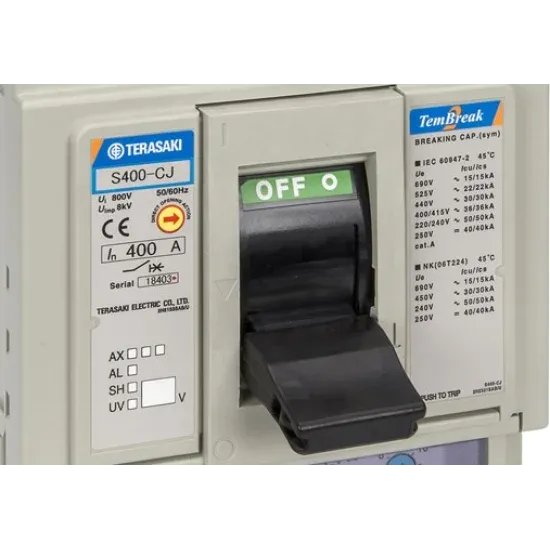 TERASAKI S 400CJ MCCB 4 POLE TEMBREAK Price In Pakistan