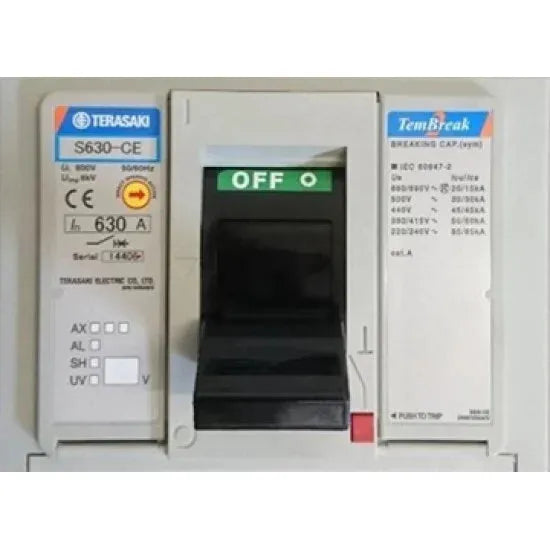 TERASAKI S 630CE MCCB 4 POLE TEMBREAK Price In Pakistan Main image