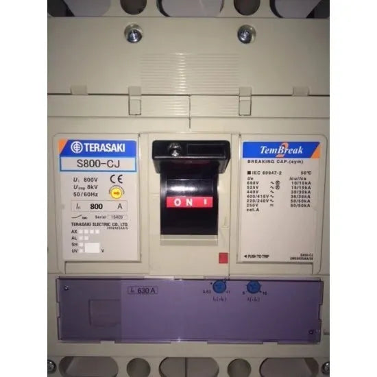 TERASAKI S 800CJ MCCB TEMBREAK Price In Pakistan