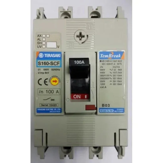 TERASAKI S160SCF 3-POLE MCCB TEMBREAK Price In Pakistan