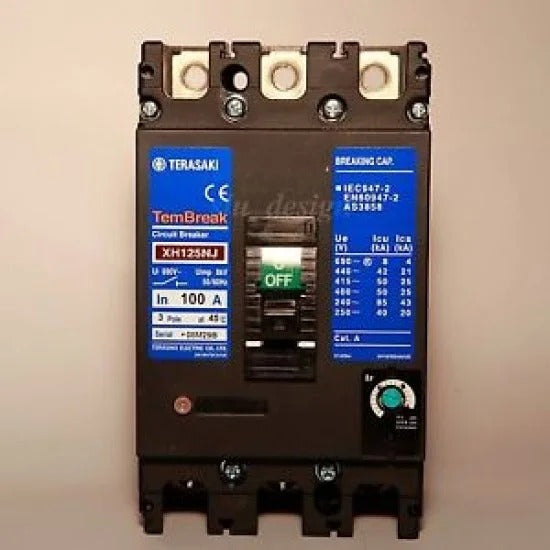 Terasaki XH 125NJ 3 Pole MCCB Breaker Price in Pakistan