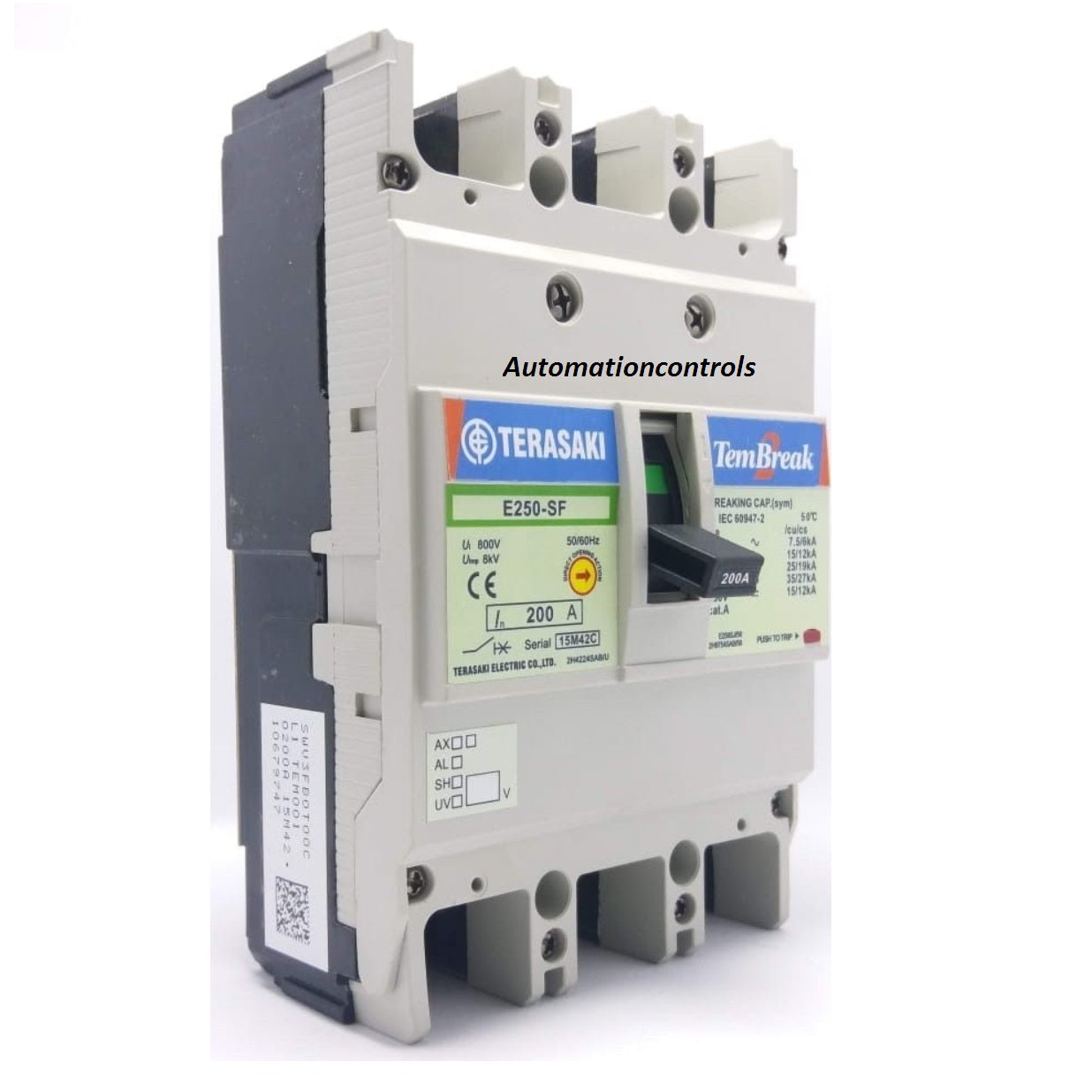 Terasaki XS30NB 3 Pole MCCB Breaker Price in Pakistan