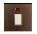 TJ Bell Series Double Pole Switch with Neon