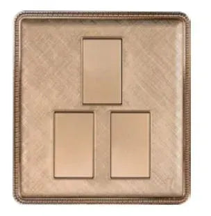 TJ J4 Plus 3 Gang Flush Switch Price in Pakistan