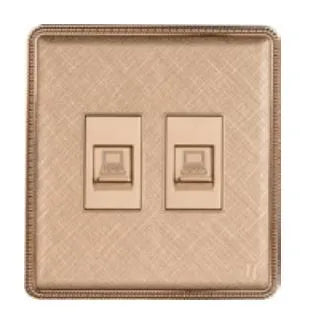 TJ J4 Plus Series 1-2 Gang Data Outlet with Shutter Secondary image