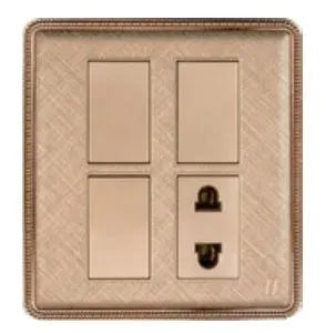 TJ J4 Plus Series 3 Switch + 1 Socket Price in Pakistan