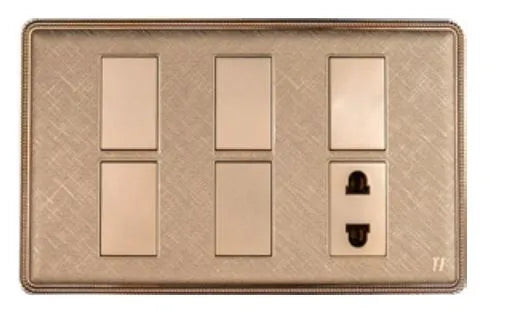 TJ J4 Plus Series 5 Switch + 1 Socket Price in Pakistan
