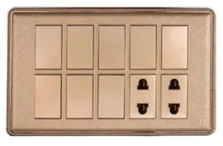 TJ J4 Plus Series 8 Switch + 2 Socket