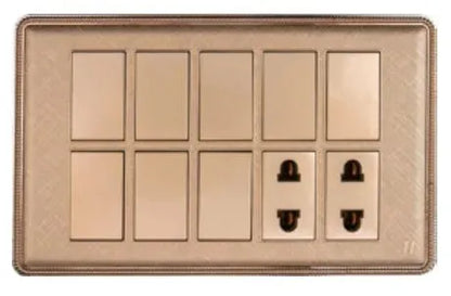 TJ J4 Plus Series 8 Switch + 2 Socket