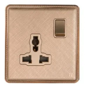 TJ J4 Plus Series 3 Pin Switch Universal Socket Price in Pakistan Main image