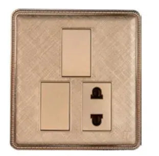 TJ J4 Series 2 Switch + 1 Socket