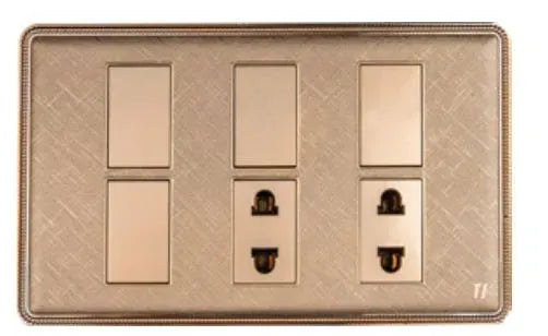 TJ J4 Series 4 Switch + 2 Socket
