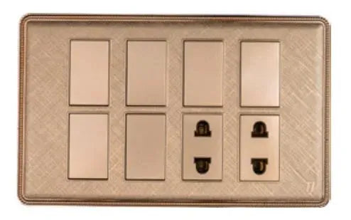 TJ J4 Series 6 Switch + 2 Socket