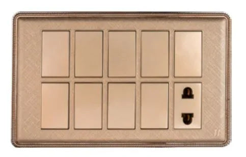 TJ J4 Series 9 Switch + 1 Socket