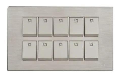 TJ JB Series 10 Gang Flush Switch Price in Pakistan 