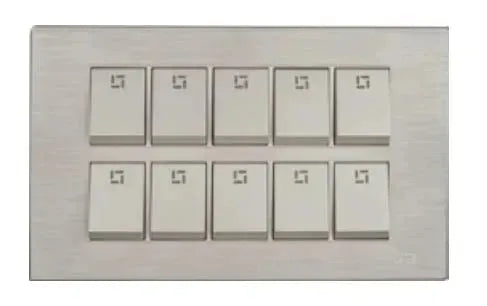 TJ JB Series 10 Gang Flush Switch Price in Pakistan 