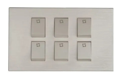 TJ JB Series 6 Gang Flush Switch Price in Pakistan 