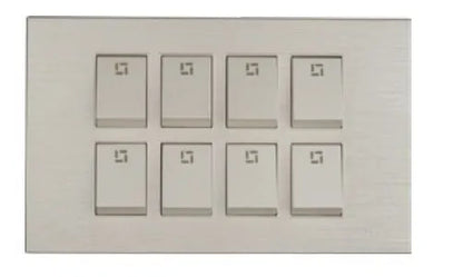 TJ JB Series 8 Gang Flush Switch Price in Pakistan 