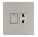 TJ JB Series Switch + 1 Socket with Shutter